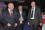 Marian Zalewski z Zarządu TVP, dyrektor TVP Historia Tadeusz Doroszczuk i prof. Piotr Franaszek (fot. TVP)