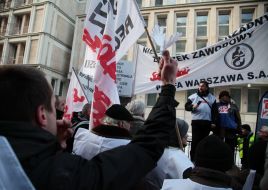 Pracownicy zakładu obawiają się, że w wyniku prywatyzacji firmy dojdzie do restrukturyzacji